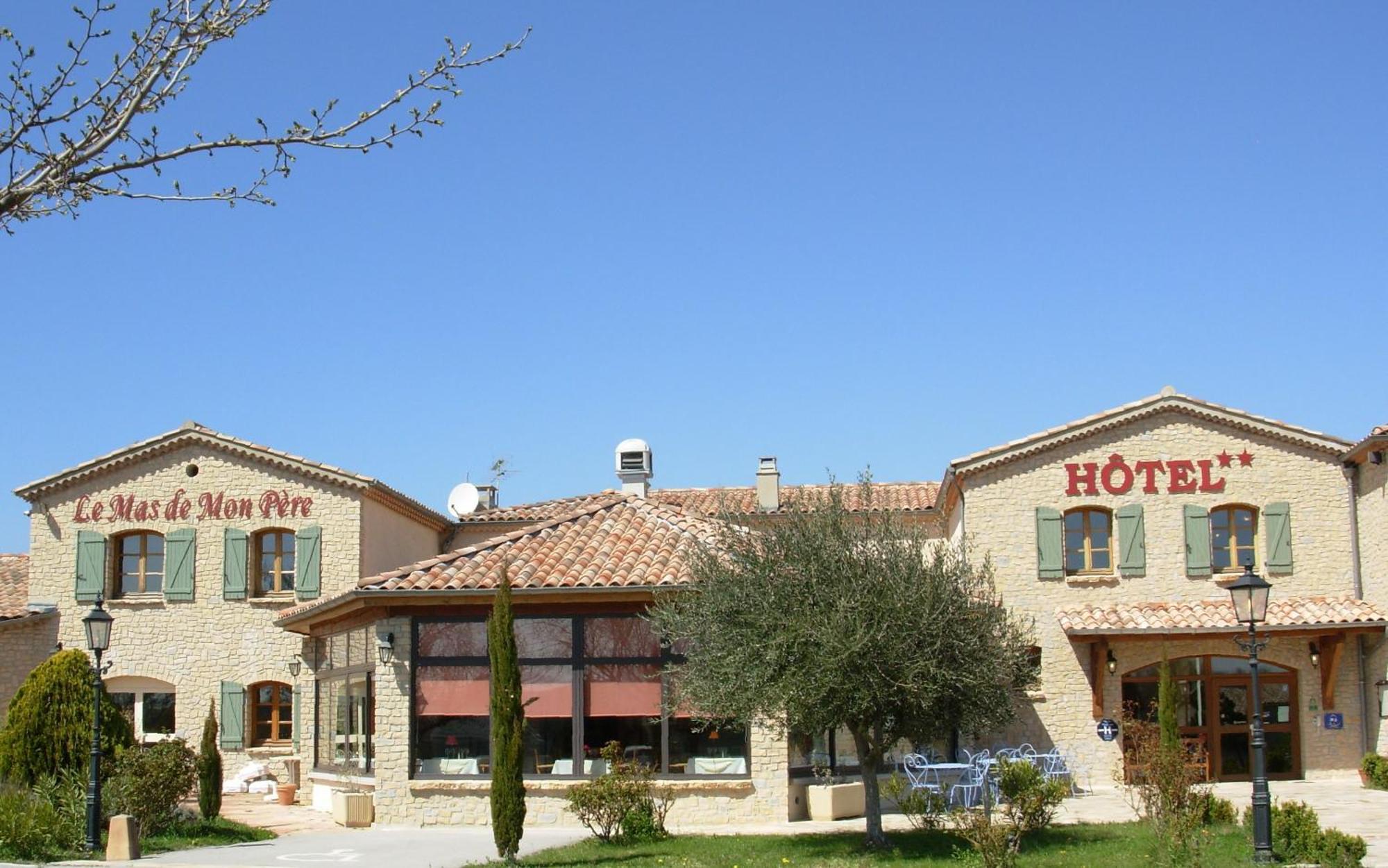 Logis Hotel Restaurant Le Mas De Mon Pere Saint-Jean-le-Centenier 외부 사진