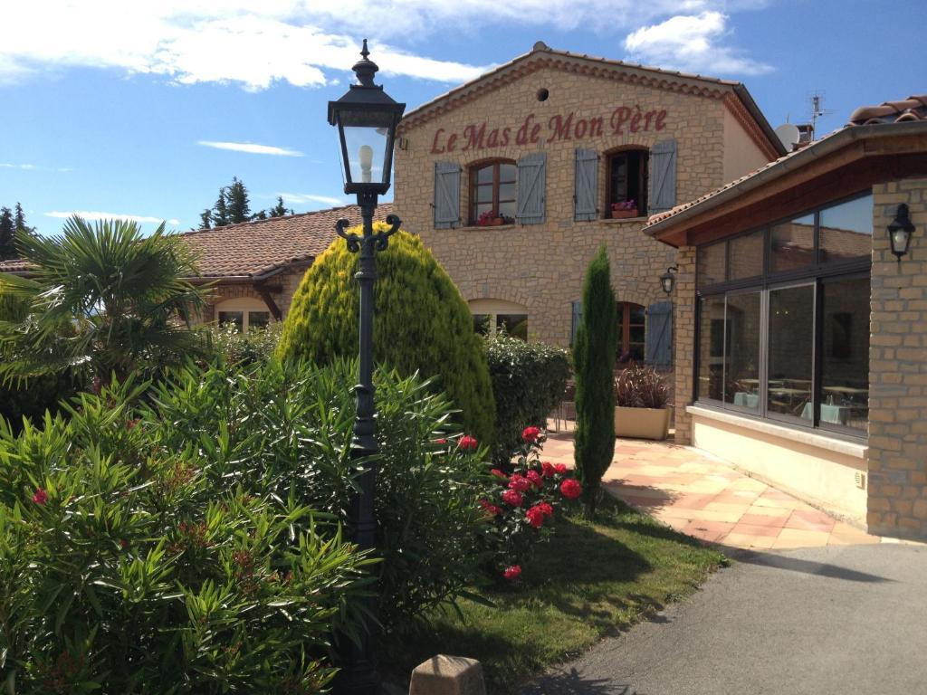 Logis Hotel Restaurant Le Mas De Mon Pere Saint-Jean-le-Centenier 외부 사진